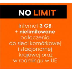ABONAMENT NO LIMIT + 3 GB...